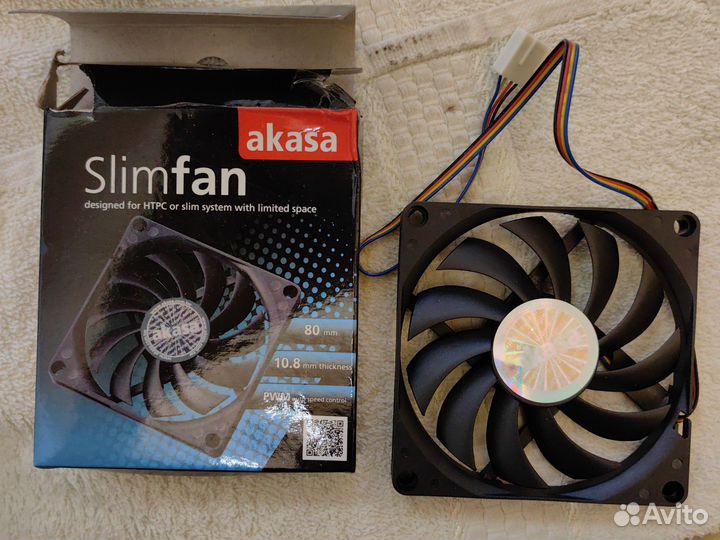 Кулер 80х80mm. Новый. 4pin