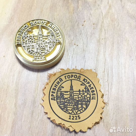 Штамп для кожи, тиснение фольгой