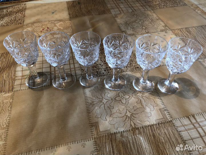 Хрустальные фужеры/рюмки СССР