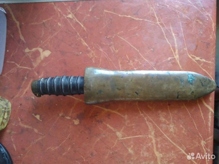 Нож водолазный ссср,трехболтовка