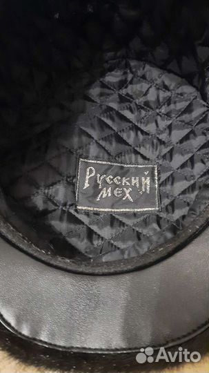 Меховая мужская кепка