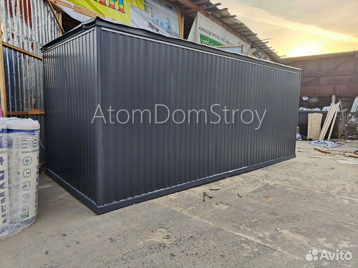 Бытовка металлическая хоз блок / С гарантией