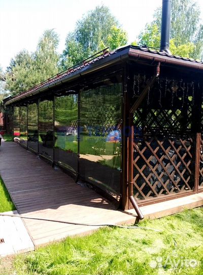 Мягкие окна для террас