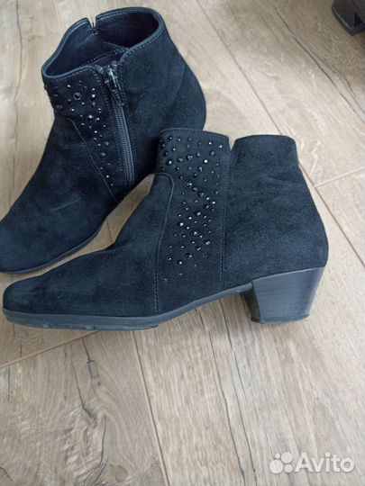 Ботильоны из натуральной замши 37,5 Gabor