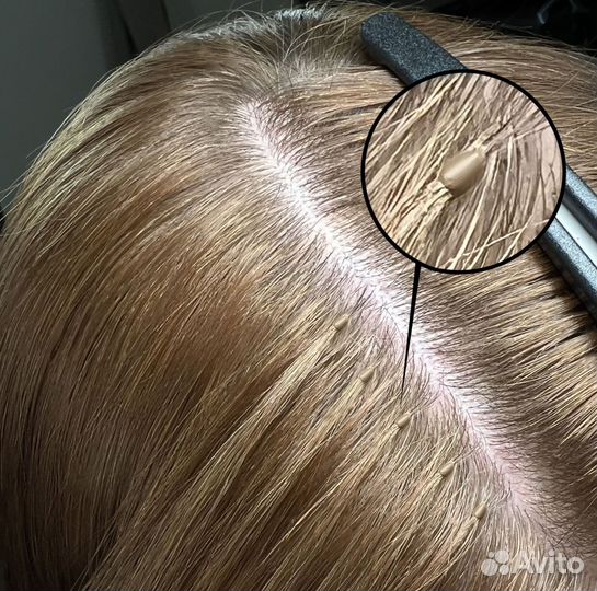 Модель на наращивание волос