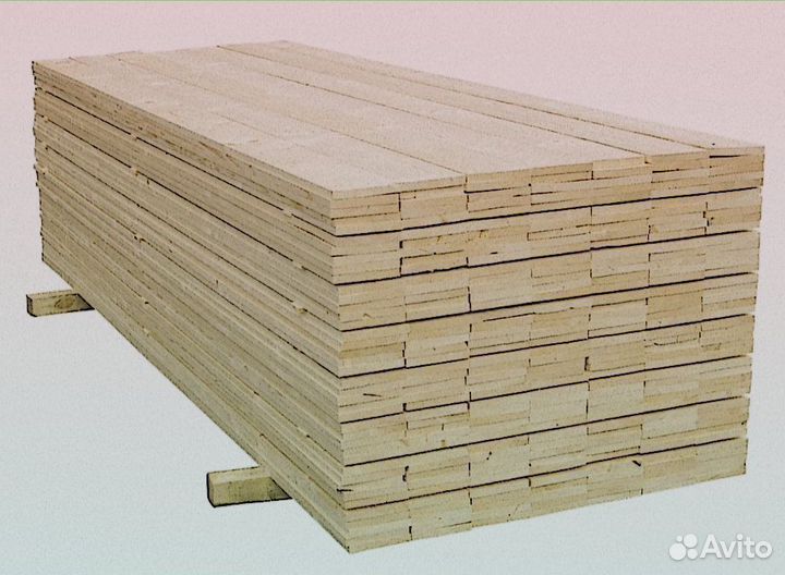 Доска строганная 36х96х6,0 м Сорт вс