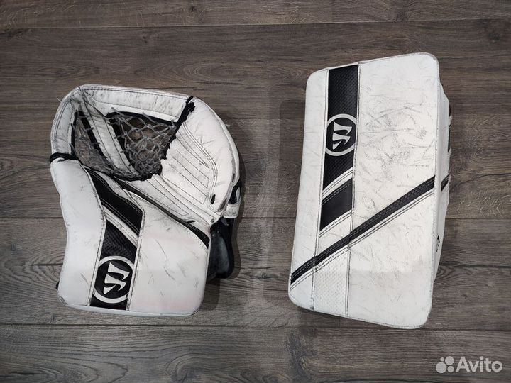 Ловушка и блин хоккейные Warrior R/G5 INT