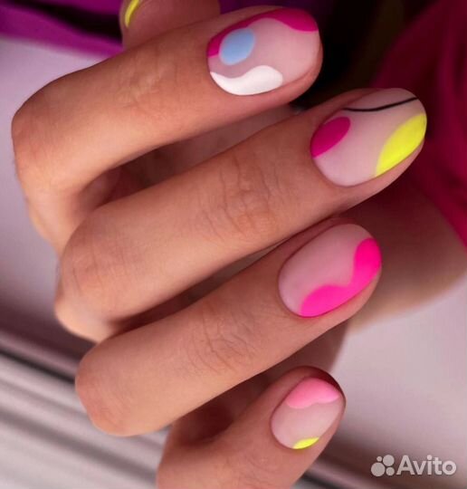 Модель маникюр с покрытием