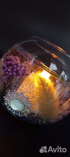 Свеча-подсвечник