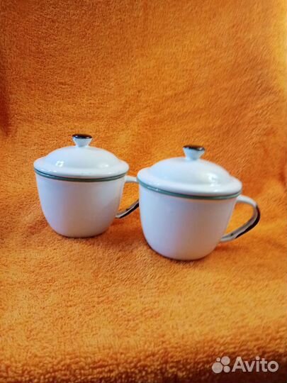 Кружка заварочная Китай эмалированная