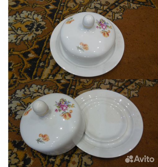 Масленка фарфор гдр