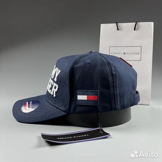 Кепка бейсболка tommy hilfiger синяя