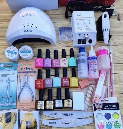Набор для маникюра шеллака/наращивания ногтей