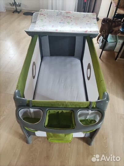 Детская кровать манеж с матрасом