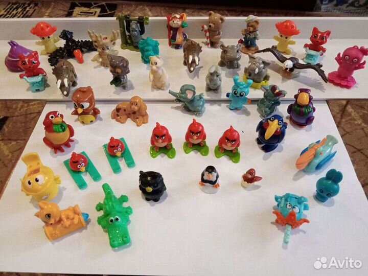 Игрушки из киндера, эпоха 90-х и 2000-х