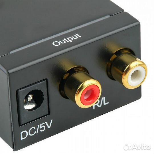 Аудио конвертер Toslink/Coaxial to Analog RCA