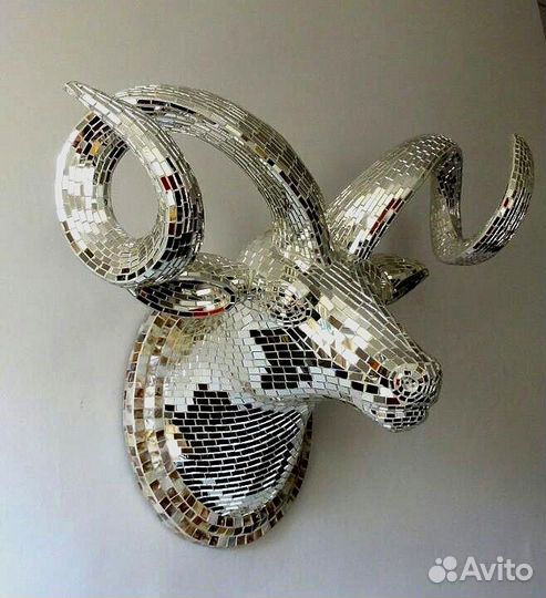 Изделия под заказ из зеркальной мозаики