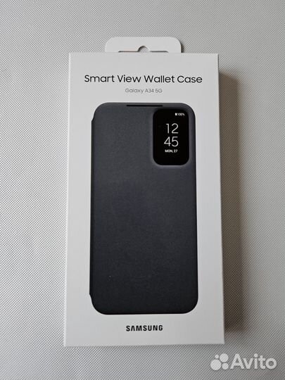 Чехол SMART View Wallet на Samsung A34 оригинал