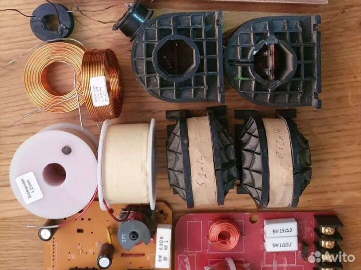 Кондесаторы, резисторы, индуктивности, лампы, терм