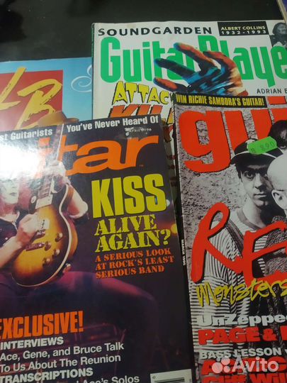 Журналы guitar, guitar player, living blues, spin