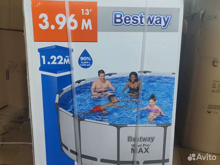 Каркасный бассейн 396*122см Bestway 5618w