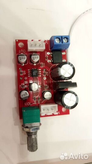 Плата предусилителя на чипе 828