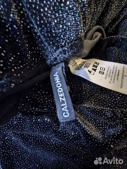 Леггинсы Calzedonia S чёрные лосины с блёстками