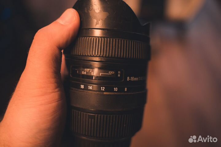 Объектив Sigma AF 8-16mm f/4.5-5.6 DC HSM Canon EF