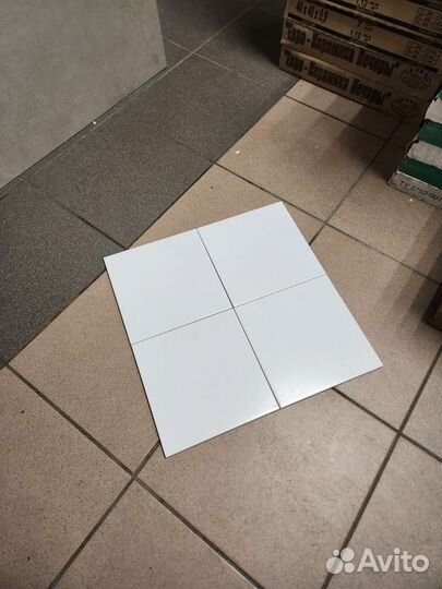 Керамическая плитка 20х20 белая