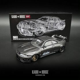 Mini GT Kaido House Nissan Skyline r 33 Carbon