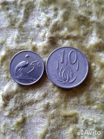 Монеты Чехии, юар, Испании