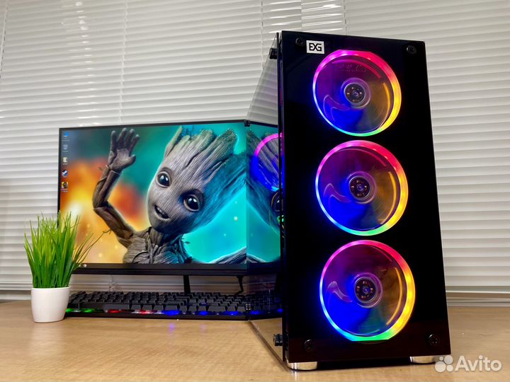 Игровой компьютер 20 ядер 32GB GTX 1070 Gaming