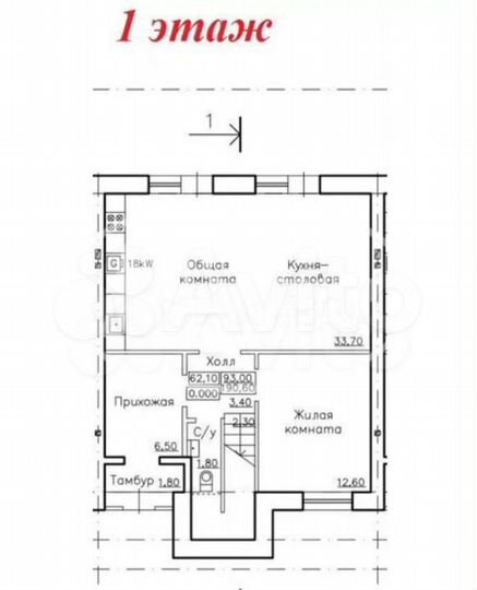 Таунхаус 196,7 м² на участке 1,6 сот.