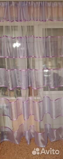Штора из органзы