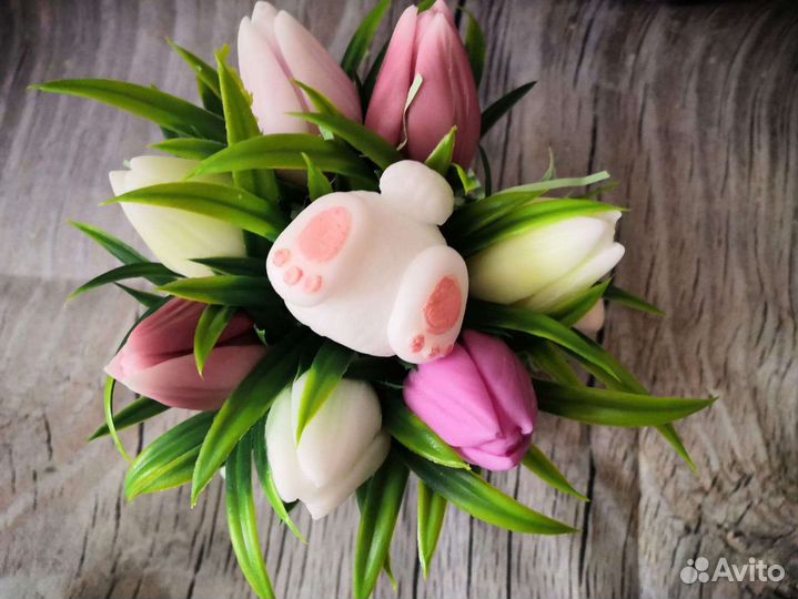 Букет из мыла