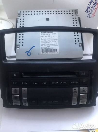 Магнитола на mitsubishi pajero