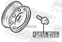 Болт колесный 2585B001 Febest