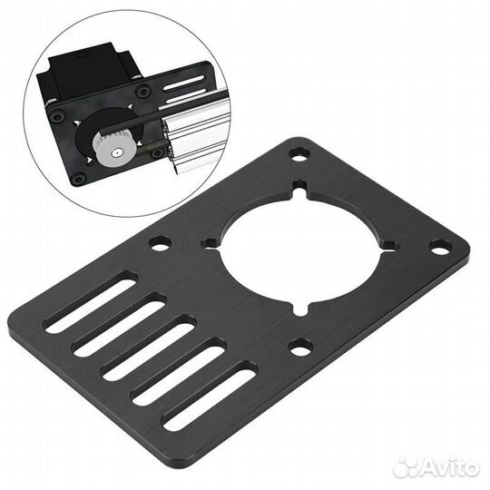 Плоский кронштейн для крепления шагового двигател