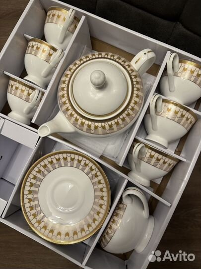 Сервиз чайный, фарфор оригинальный