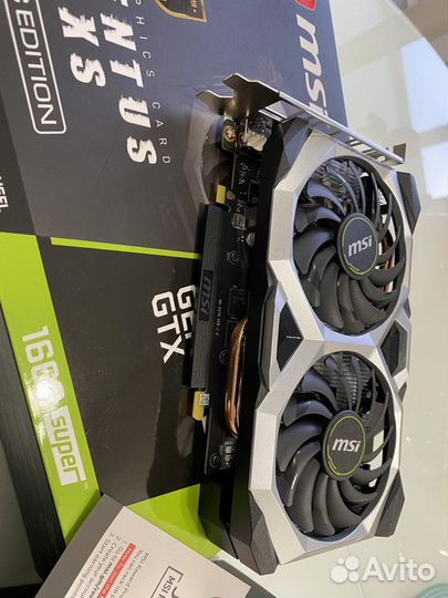 Видеокарта MSI GeForce GTX 1660 Super Ventus XS OC
