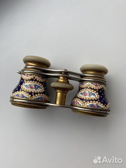 Антикварный театральный бинокль Франция