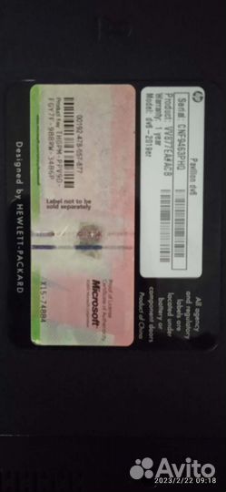 Ноутбук hp pavilion dv6