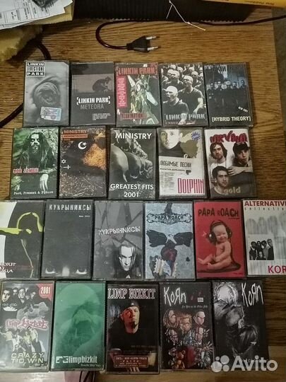 Аудиокассеты рок, метал, альтернатива, панк