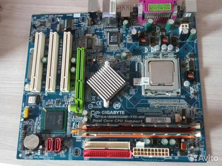 Материнская плата gigabyte ga-8i865gme-775-rh