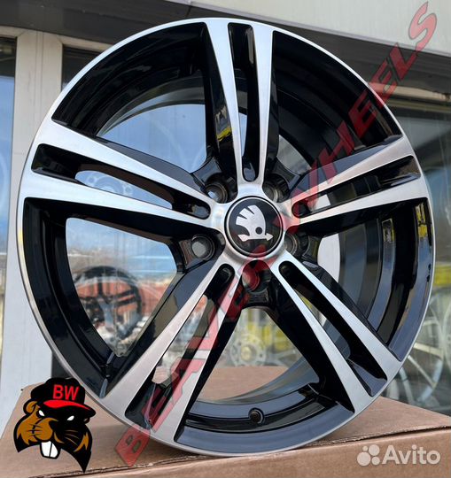 Диски VAG R16 5x112 Skoda Volkswagen Black Diamond