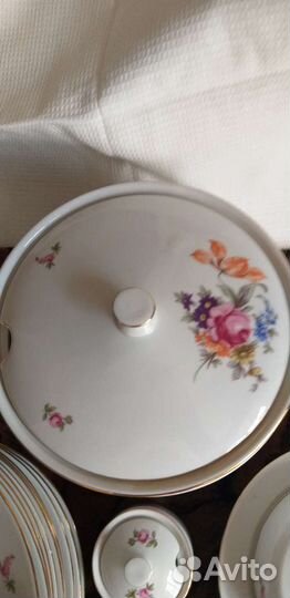 Предметы из сервиза Мейсенский Букет,Чехословакия