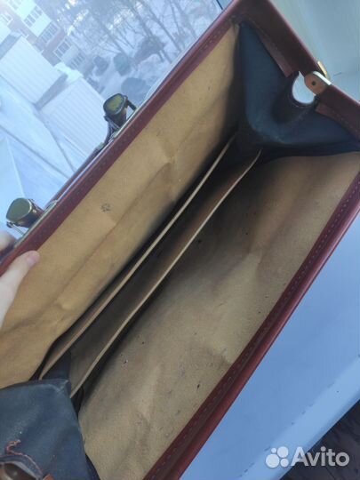 Мужской кожаный портфель СССР