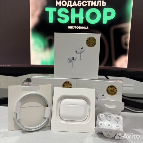 Airpods pro 2 100% шумоподавление