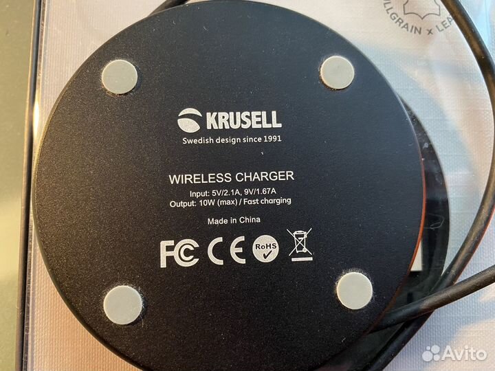 Беспроводная зарядка Krusell Sunne