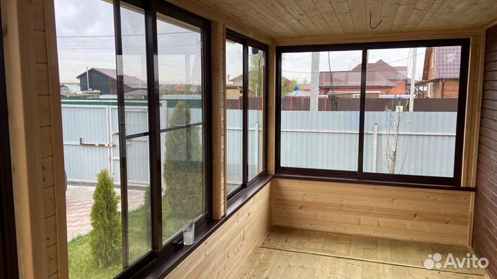 Остекление веранд террас